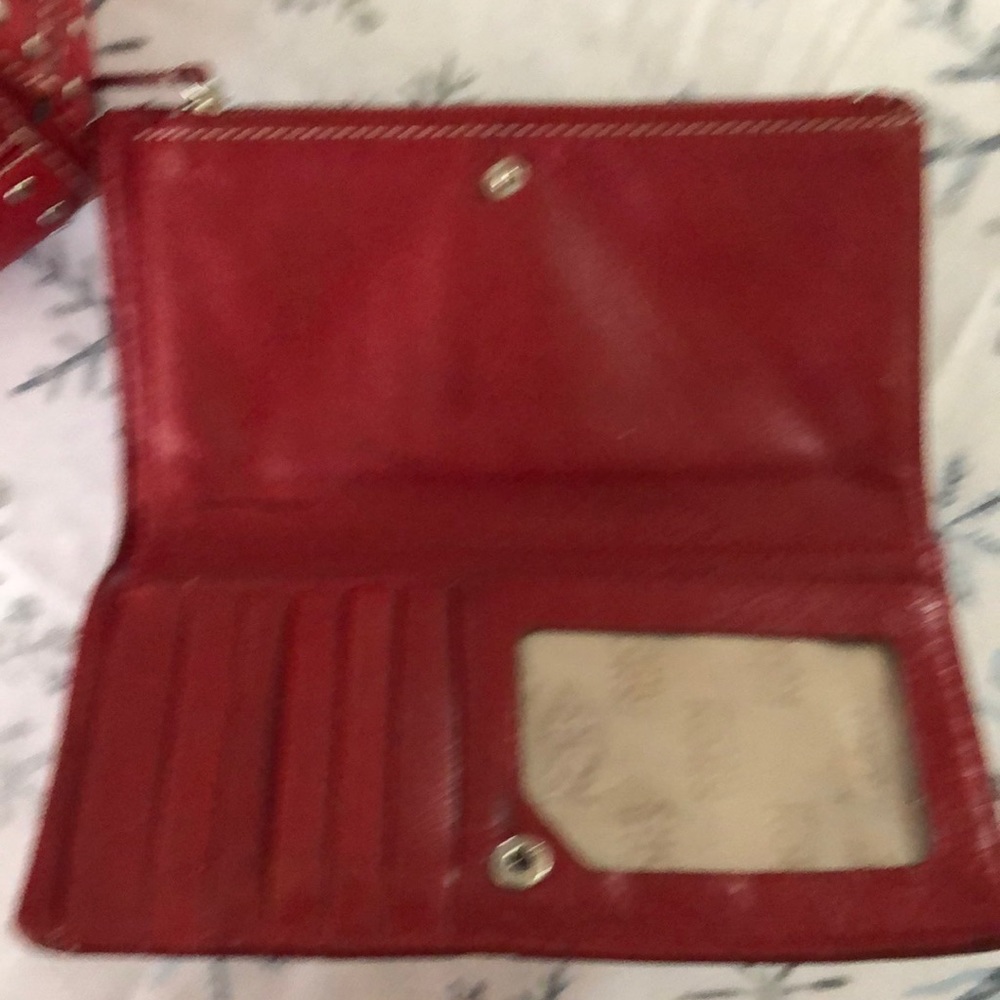 Michael Kors holiday red bag & wallet - Picture 4 of 5
